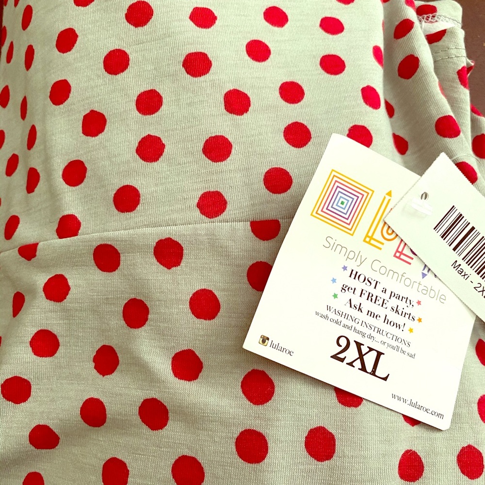 LuLaRoe 2XL Maxi Skirt